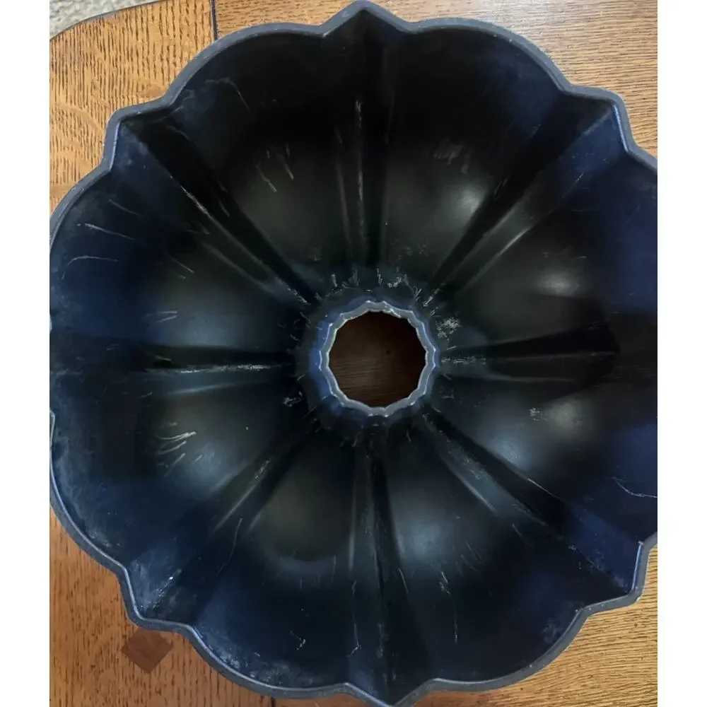 Vintage Nordic Ware/Northland Aluminum Bundt Pans Lot of 2 Orange Fiesta Party